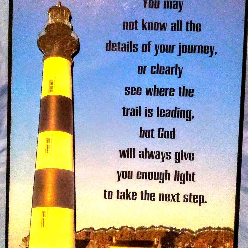 Dayspring Religious Plaque - Lighthouse